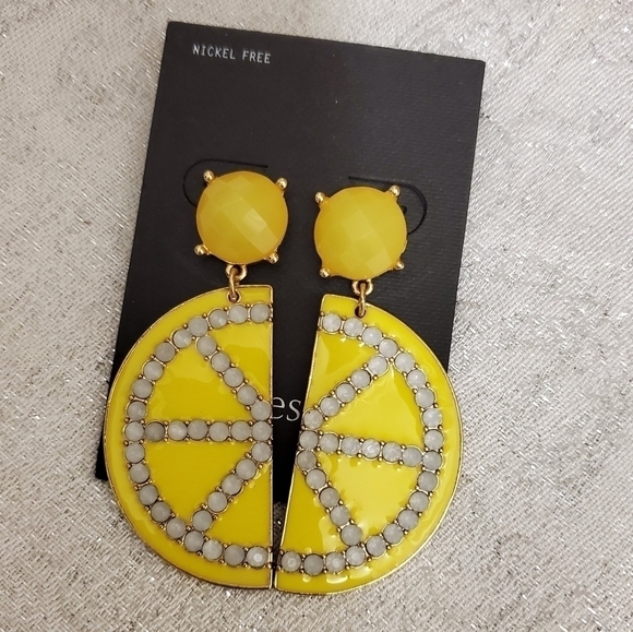 Free Press Lemon Slice Fashion Earrings - Picture 3 of 4